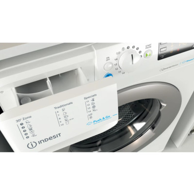 INDESIT | Washing machine | BWSE 71295X WSV EU | Energy efficiency class B | Front loading | Washing capacity 7 kg | 1200 RPM | 