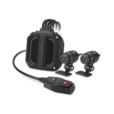 Mio | MiVue M820WD dual-lens motorcycle driving recorder | Receive five satellite GPS | Wi-Fi