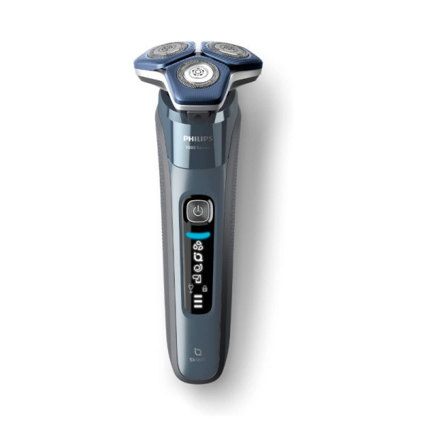 Philips Series 7000 wet and dry electric shaver S7882/55, SkinIQ, Nano SkinGlide coating, SteelPrecision blades, 360-D flexible 