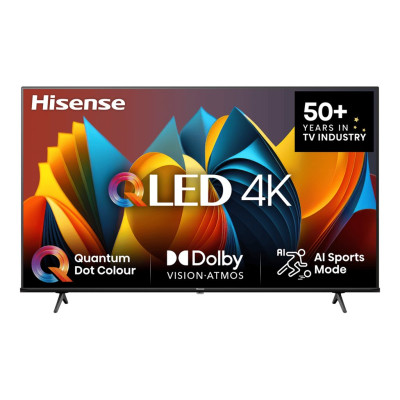 Hisense QLED Smart TV | 50E7NQ | 50" | Smart TV | VIDAA OS | UHD | Black