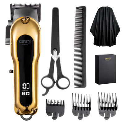 Camry Hair clipper with LCD display | CR 2844 | Cordless | Number of length steps 4 | Gold