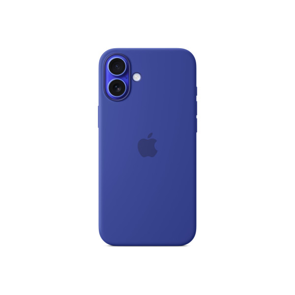 Apple iPhone 16 Plus Silicone Case with MagSafe - Ultramarine | Apple