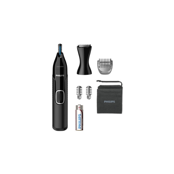 Philips series 3000 Comfortable nose, ear & eyebrow trimmer NT3650/16 100% waterproof, Dual-sided Protective Guard system