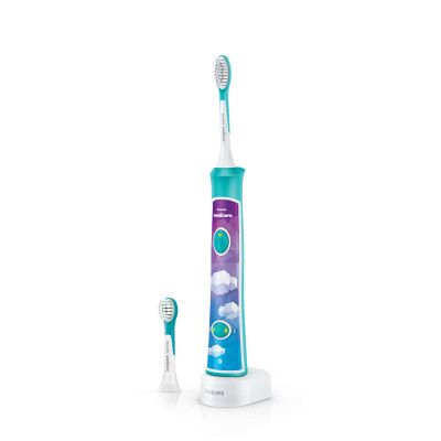 Philips | Sonic Electric toothbrush | HX6322/04 | Rechargeable | For kids | Number of brush heads included 2 | Number of teeth b