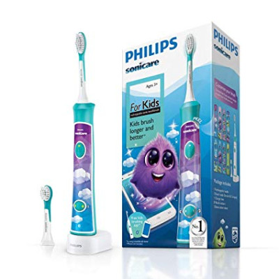 Philips | Sonic Electric toothbrush | HX6322/04 | Rechargeable | For kids | Number of brush heads included 2 | Number of teeth b