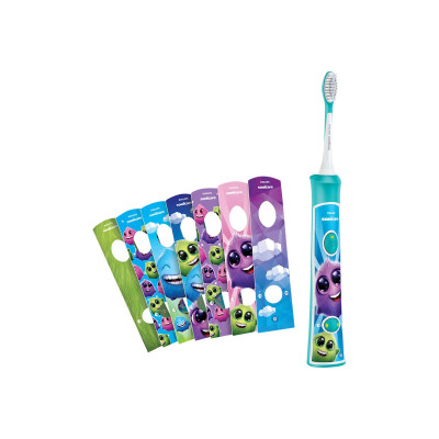 Philips | Sonic Electric toothbrush | HX6322/04 | Rechargeable | For kids | Number of brush heads included 2 | Number of teeth b