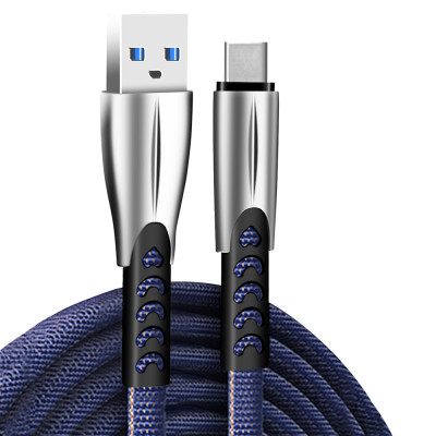 ColorWay Cable USB Type-C (Zinc Aalloy) 2.4А, 1m | CW-CBUC012-BL