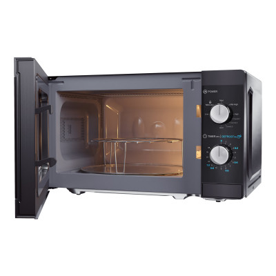 Sharp | Microwave Oven with Grill | YC-MG01E-B | Free standing | 800 W | Grill | Black