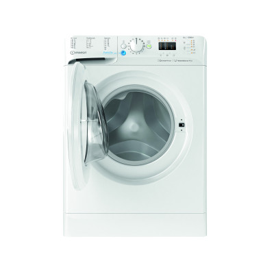 INDESIT | Washing machine | BWSA 61294 W EU N | Energy efficiency class C | Front loading | Washing capacity 6 kg | 1151 RPM | D