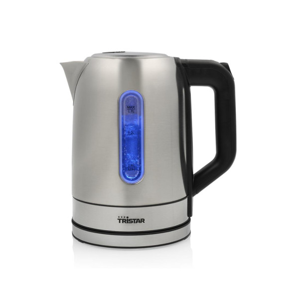 Tristar Kettle | WK-1344 | Electric | 2200 W | 1.7 L | Stainless steel | 360 rotational base | Silver