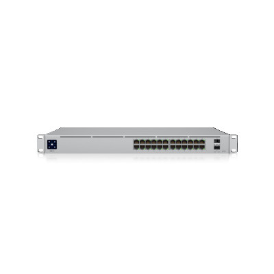 UBIQUITI 24-PORT, LAYER 3 SWITCH SUPPORTING 10G SFP+ CONNECTIONS WITH FANLESS COOLING