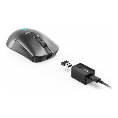 Lenovo | Wireless Gaming Mouse | Legion M600s Qi | Gaming Mouse | 2.4GHz, Bluetooth, USB wired | Storm Grey