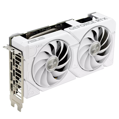 Asus Dual GeForce RTX 4060 EVO White OC Edition 8GB GDDR6 | NVIDIA | 8 GB | GeForce RTX 4060 | GDDR6 | HDMI ports quantity 1 | P