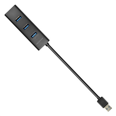 AXAGON Four-port USB 3.0 hub with fast charging and power support | HUE-S2B