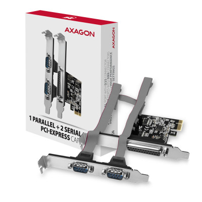 AXAGON PCI-Express card with one parallel and two serial ports 250 kbps | PCEA-PSN