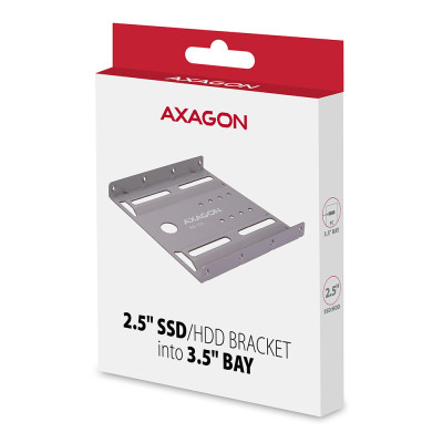 AXAGON Metal frame for mounting one 2.5" disk into one 3.5" position | RHD-125S