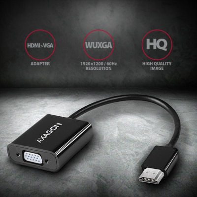 AXAGON | Active converter | HDMI to VGA | 0.15 m