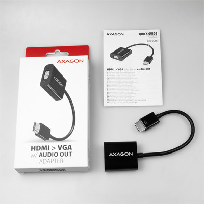 AXAGON | Active converter | HDMI to VGA | 0.15 m