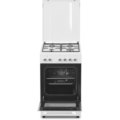 Simfer | Cooker | 5405SERBB | Hob type Gas | Oven type Electric | White | Width 50 cm | Electronic ignition | Depth 60 cm | 43 L