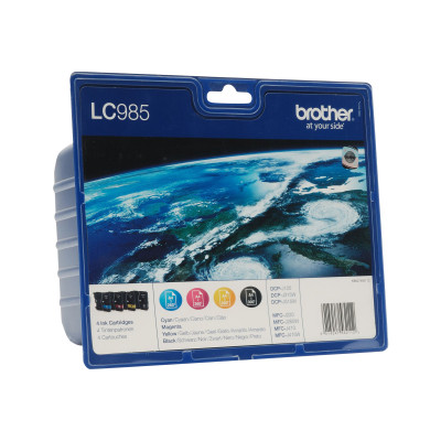 Brother LC985VALBP | Ink cartridge | Magenta, Black, Cyan, Yellow