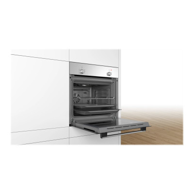 Bosch | Oven | HBF010BR1S | 66 L | A | Multifunctional | Manual | Height 59.5 cm | Width 59.4 cm | Stainless steel