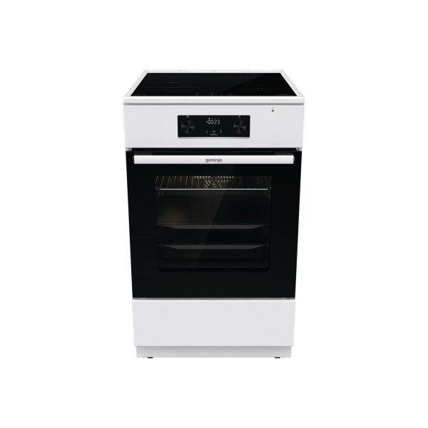 Gorenje | Cooker | GEIT5C60WPG | Hob type Induction | Oven type Electric | White | Width 50 cm | Grilling | Depth 59.4 cm | 70 L