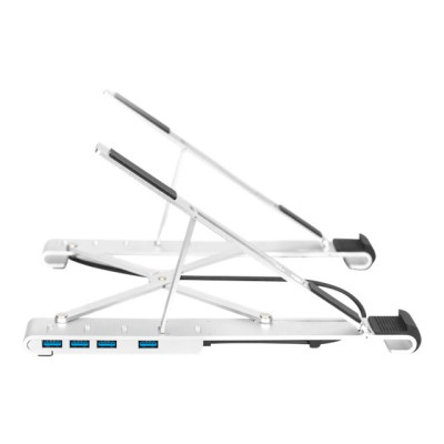 Digitus | Variable Notebook Stand with integrated USB-C Hub, 5 Port | DA-90424