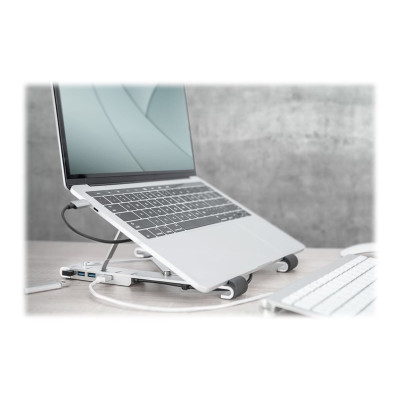 Digitus | Variable Notebook Stand with integrated USB-C Hub, 5 Port | DA-90424