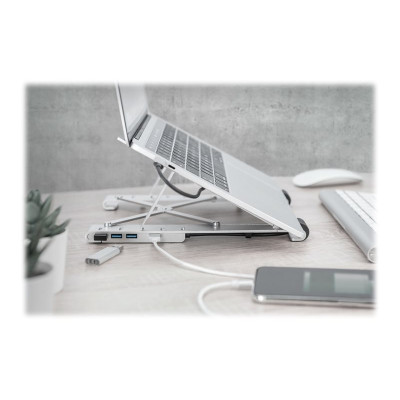 Digitus | Variable Notebook Stand with integrated USB-C Hub, 5 Port | DA-90424