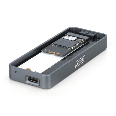 Digitus USB M.2 hard disk enclosure, SSD, external, NVMe, 20Gbps, USB 3.2 Gen2x2