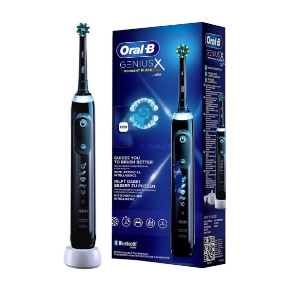 Oral-B | Electric Toothbrush | Genius X | Rechargeable | For adults | Number of brush heads included 1 | Number of teeth brushin