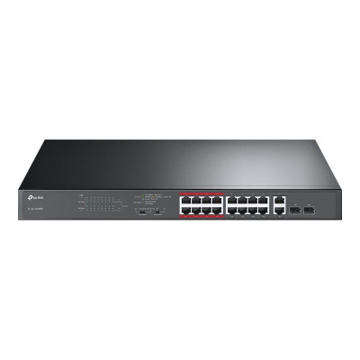 TP-LINK | Switch | TL-SL1218MP | Unmanaged | Rackmountable | 10/100 Mbps (RJ-45) ports quantity 16 | Gigabit Ethernet (copper) p