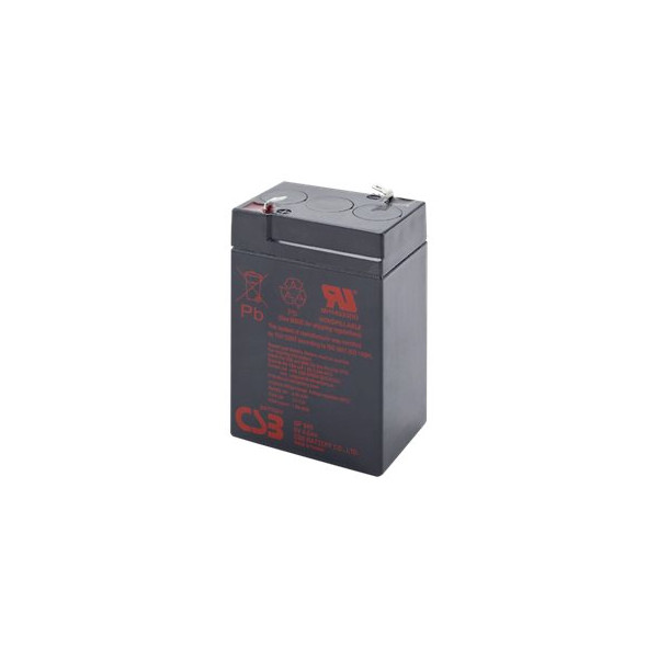 CSB Battery Battery 6V 4.5Ah F1 Pb | GP645