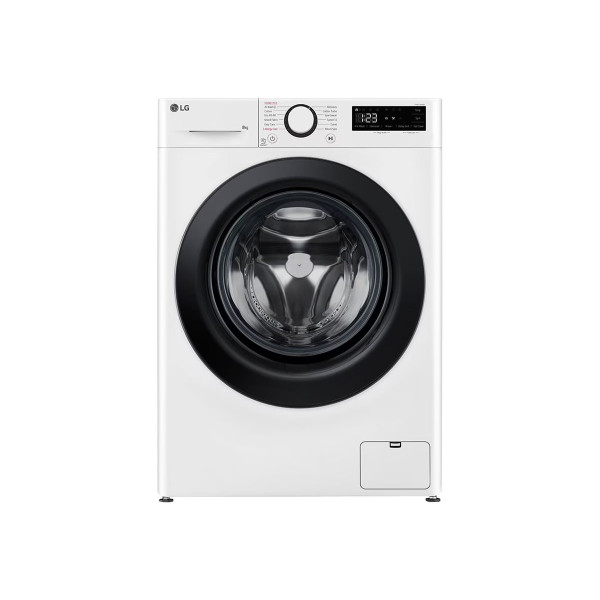 LG | Washing machine | F2WR508SWW | Energy efficiency class A-10% | Front loading | Washing capacity 8 kg | 1200 RPM | Depth 47.