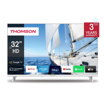 TV Set|THOMSON|32"|Smart/HD|1366x768|Wireless LAN|Bluetooth|Google TV|White|32HG2S14W