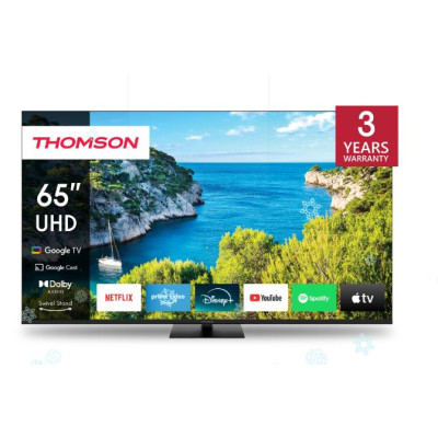 TV Set|THOMSON|65"|4K/Smart|3840x2160|Wireless LAN|Bluetooth|Google TV|Black|65UG5C14