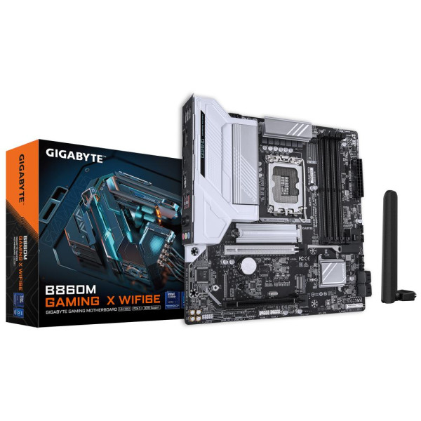 Mainboard|GIGABYTE|Intel B860 Express|LGA1851|Micro-ATX|Memory DDR5|Memory slots 4|2xPCI-Express 16x|2xM.2|1xHDMI|1xDisplayPort|