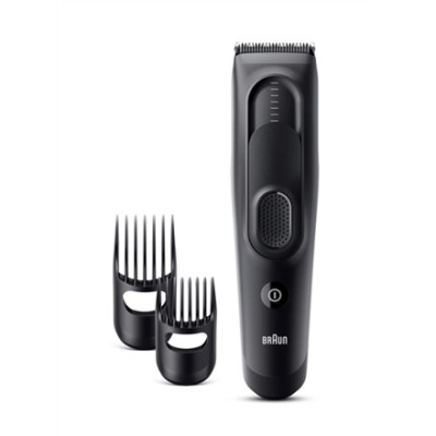 Braun | Hair Clipper Series 5 | HC5330 | Cordless or corded | Number of length steps 17 | Matte Black