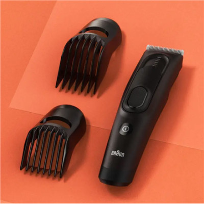 Braun | Hair Clipper Series 5 | HC5330 | Cordless or corded | Number of length steps 17 | Matte Black