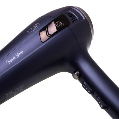 Adler Hair dryer with retractable power cord | AD 2273 | 2000 W | Number of temperature settings 3 | Diffuser nozzle | Dark Viol