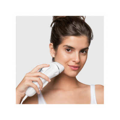 Braun | Epilator | PL3133 Silk-expert Pro 3 IPL | Bulb lifetime (flashes) 300.000 | Number of power levels 3 | Silver/White