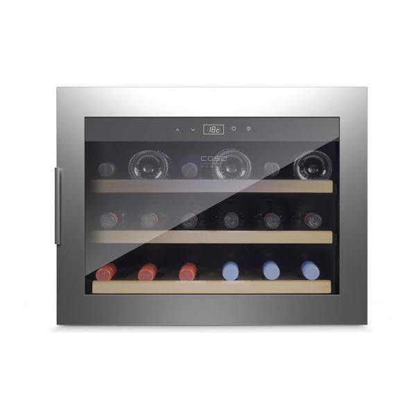 Caso | Wine cooler | WineSafe 18 EB | Energy efficiency class G | Built-in | Bottles capacity Up to 18 bottles | Cooling type Co