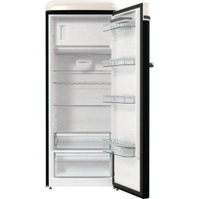 Gorenje Retro Refrigerator | OBRB615DBK | Energy efficiency class D | Free standing | Larder | Height 152.5 cm | Fridge net capa