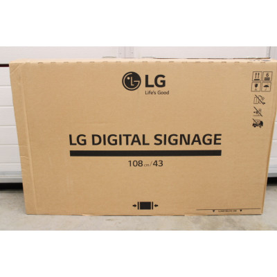 SALE OUT. LG 43UH5J-H 43 3840x2160/500cd/m2/8ms/ HDMI DP DVI-D USB | LG | 43UH5J-H | 43 " | Landscape/Portrait | 24/7 | WebOS | 