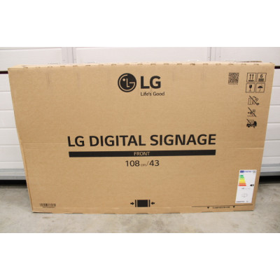 SALE OUT. LG 43UH5J-H 43 3840x2160/500cd/m2/8ms/ HDMI DP DVI-D USB | LG | 43UH5J-H | 43 " | Landscape/Portrait | 24/7 | WebOS | 