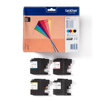 Brother LC223 | Ink Cartridge | Black, Cyan, Magenta, Yellow