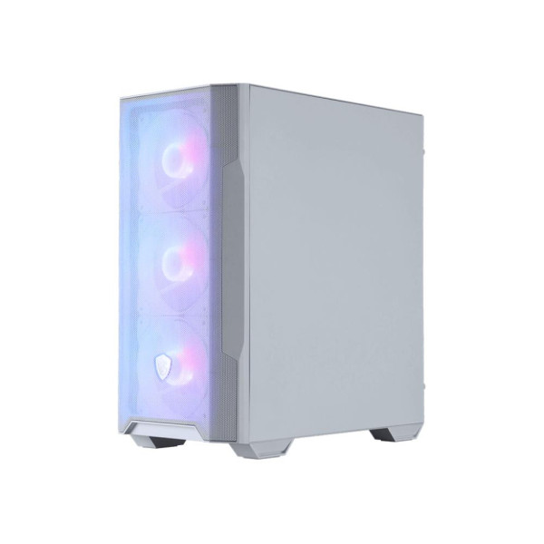 Case|MSI|MAG FORGE M100R / WHITE|Micro|Not included|MicroATX|MiniITX|Colour White|MAGFORGEM100RWHITE