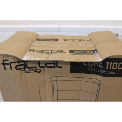 SALE OUT. Fractal Design Core 1100, Black | Fractal Design | CORE 1100 | Black | Micro ATX | DAMAGED PACKAGING | Power supply in