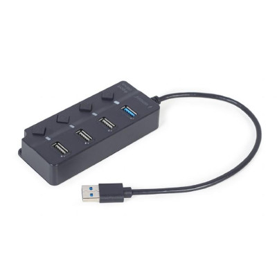 I/O HUB USB3 4PORT/UHB-U3P1U2P3P-01 GEMBIRD