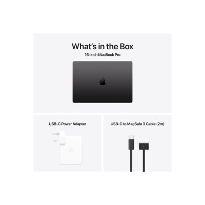 Apple MacBook | Pro | Space Black | 16 " | 3456 x 2234 pixels | Apple M4 Pro | 24 GB | Solid-state drive capacity 512 GB | Apple